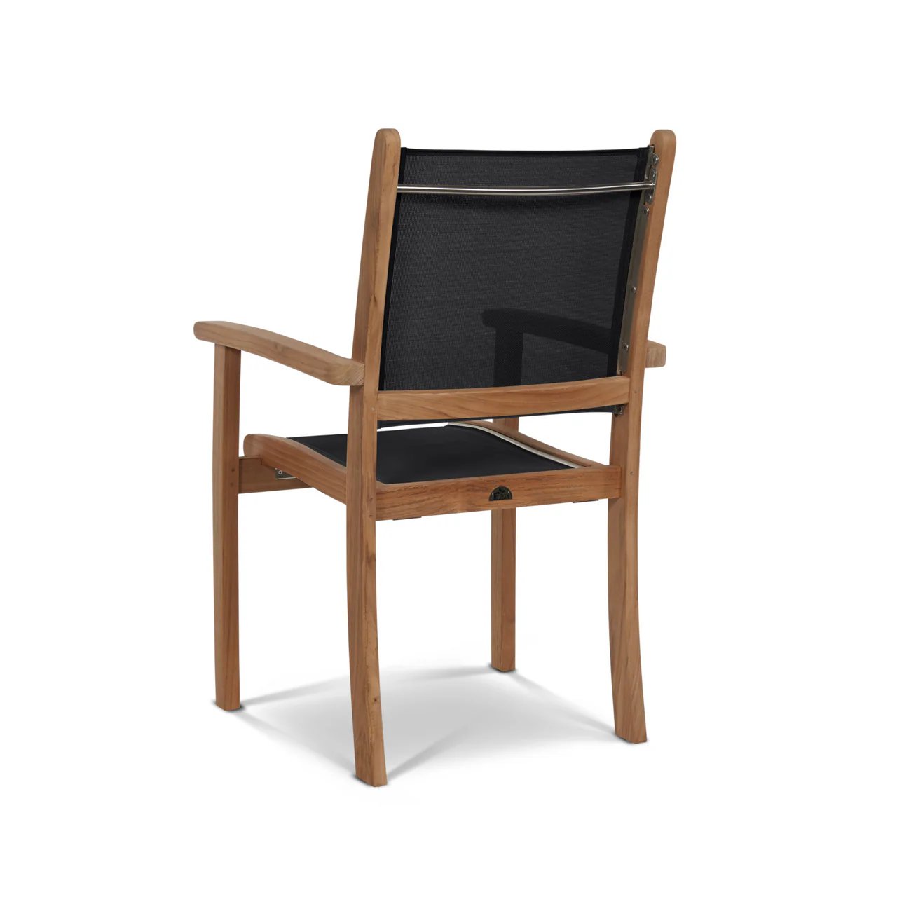 Pearl Stacking Teak Outdoor Dining Armchair 4PC