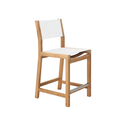 Pearl Teak Patio Counter Height Dining Set 7PC
