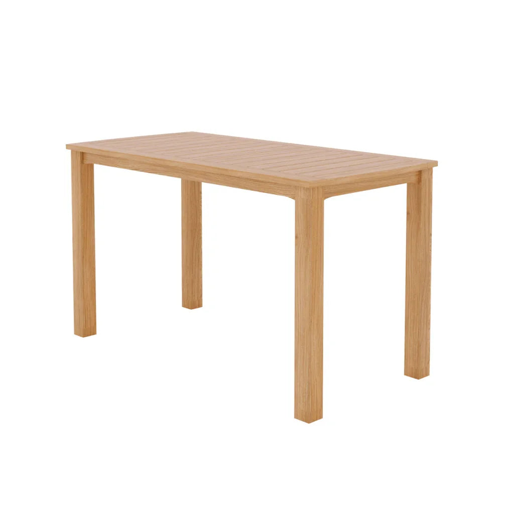 Pearl Teak Patio Counter Height Dining Set 7PC