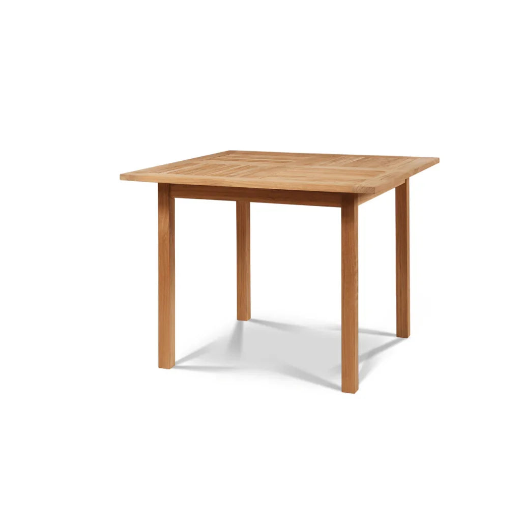 Pearl Teak Patio Square Dining Set 5PC