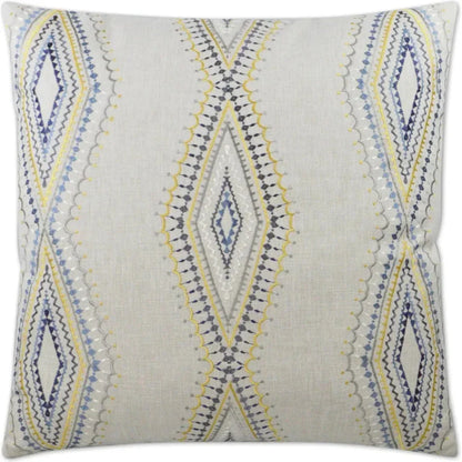 Pecos Off-White Throw Pillow With Insert