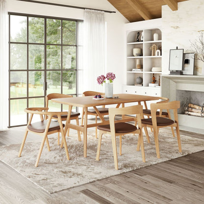 Peker Faux Leather Dining Chair 2PC