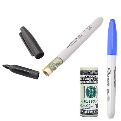 Fake Pen Diversion Safe - Realistic Pen with Secret Compartments to Stash Valuable Items