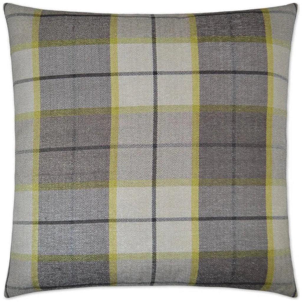 Penn Plaid Citrus Black Throw Pillow Insert