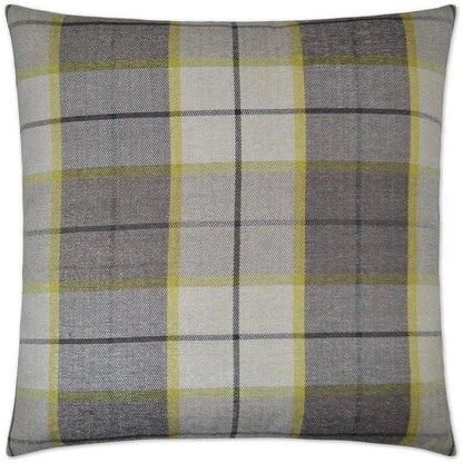 Penn Plaid Citrus Black Throw Pillow Insert