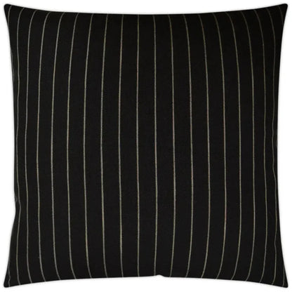 Pennant Black Throw Pillow With Insert
