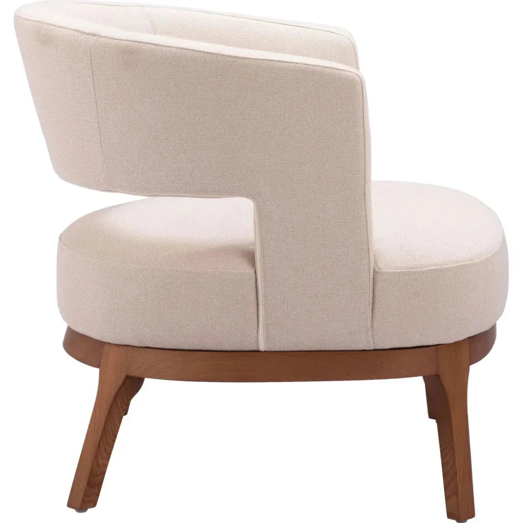 Penryn Beige Accent Chair With Arm