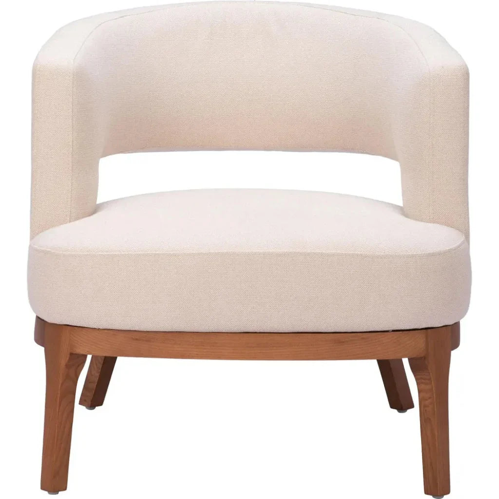 Penryn Beige Accent Chair With Arm