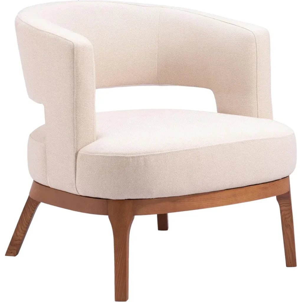 Penryn Beige Accent Chair With Arm