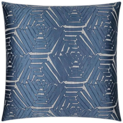 Percy Blue Blue Throw Pillow With Insert
