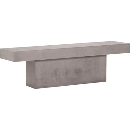 Perpetual Slate Gray Outdoor T-Bench