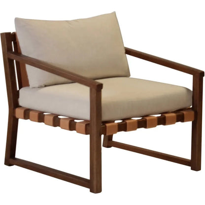 Peyton Vegetable Tanned Leather Accent Chair