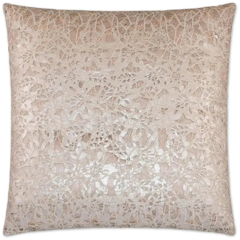 Piaget Light Pink Throw Pillow With Insert