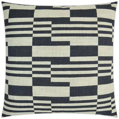 Piano Domino Black Throw Pillow With Insert