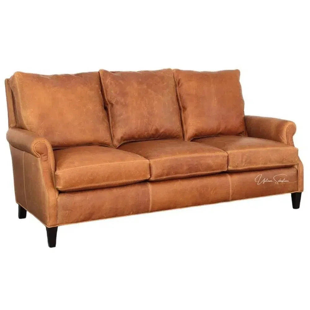 Pioneer Perfection - Frontier Chic Custom Leather Couch