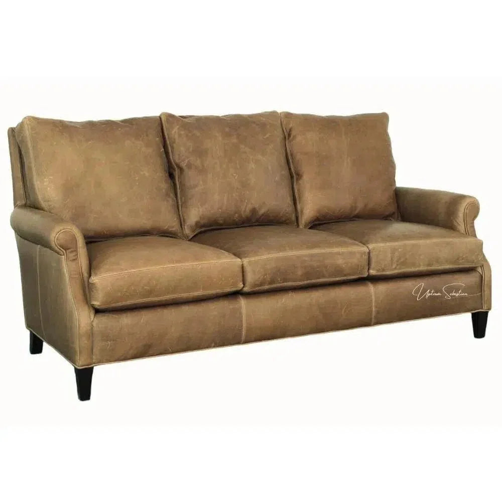 Pioneer Perfection - Frontier Chic Custom Leather Couch