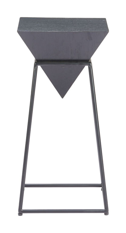 Pira Steel Base Black Side Table