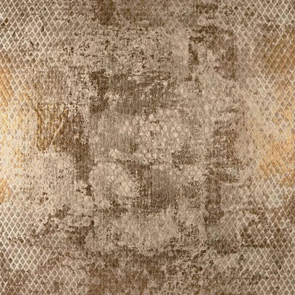 Pitone Bronze Glam Bronze Large Throw Pillow Insert