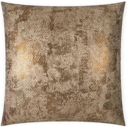 Pitone Bronze Glam Bronze Large Throw Pillow Insert