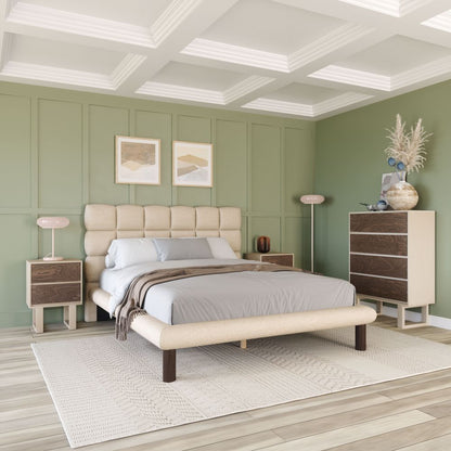 Placid Shearling Fabric Bed
