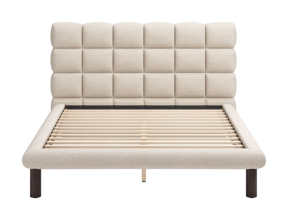 Placid Shearling Fabric Bed