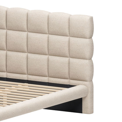 Placid Shearling Fabric Bed