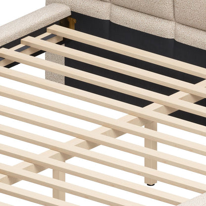 Placid Shearling Fabric Bed