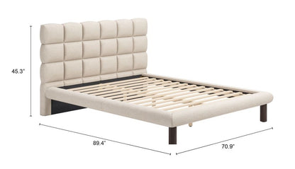 Placid Shearling Fabric Bed
