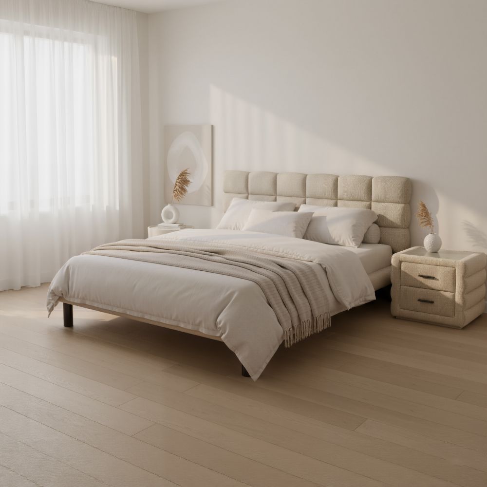 Placid Shearling Fabric Bed