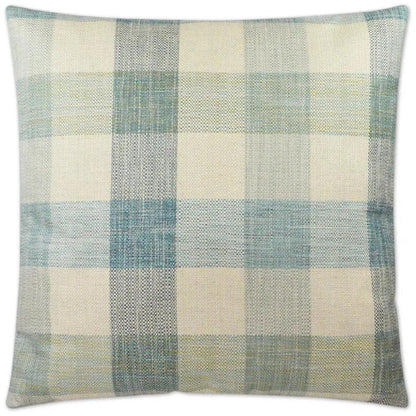 Plantation Aqua Blue Throw Pillow Insert