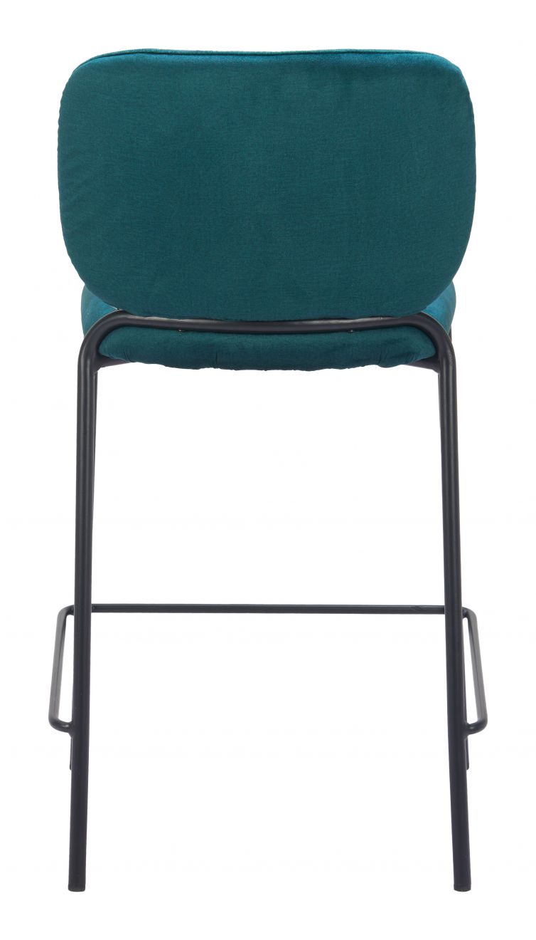 Plat Sumptuous Velvet Counter Stool 2PC