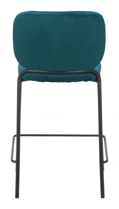 Plat Sumptuous Velvet Counter Stool 2PC