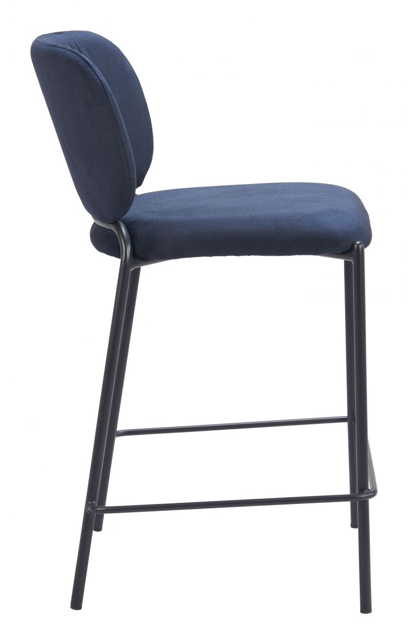 Plat Sumptuous Velvet Counter Stool 2PC