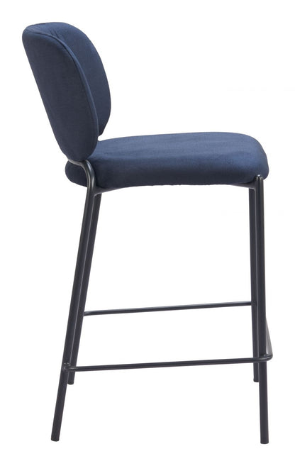 Plat Sumptuous Velvet Counter Stool 2PC