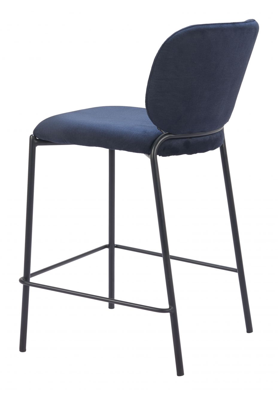Plat Sumptuous Velvet Counter Stool 2PC