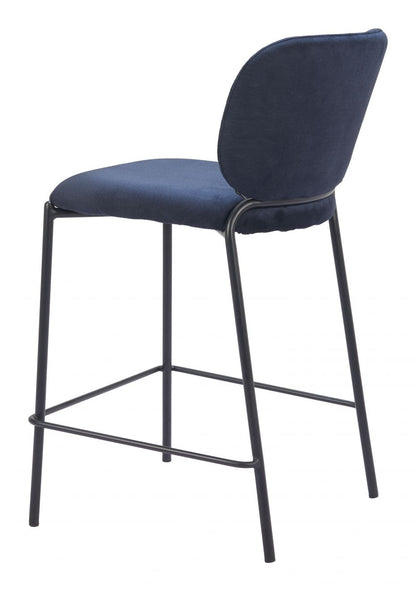 Plat Sumptuous Velvet Counter Stool 2PC