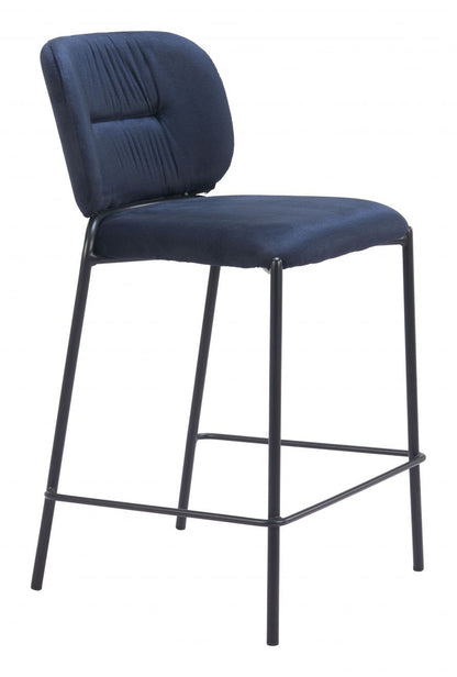 Plat Sumptuous Velvet Counter Stool 2PC