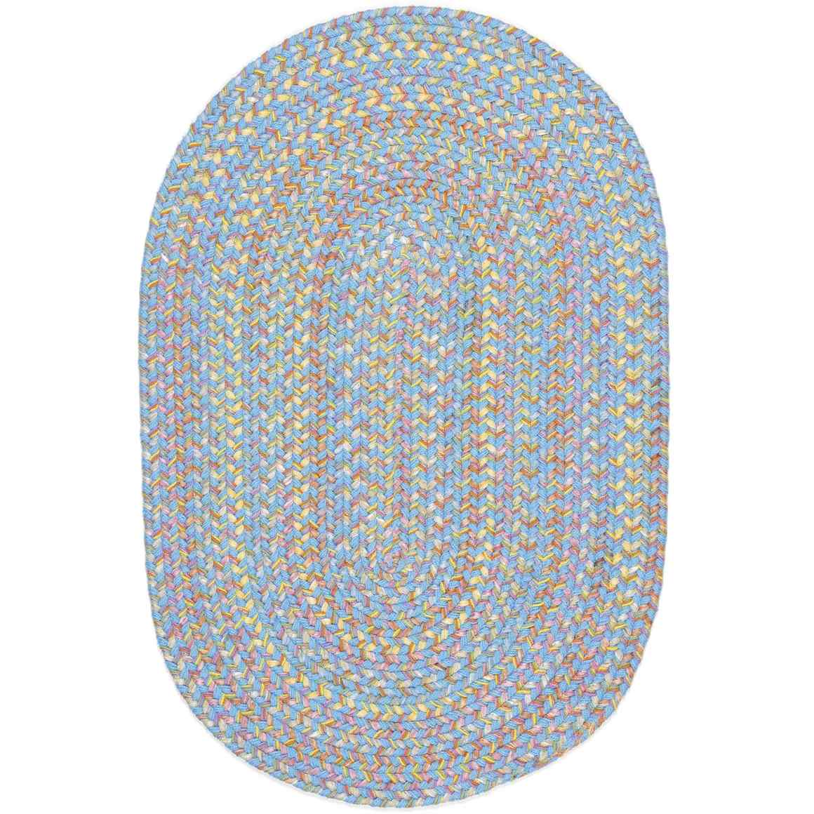 Playtime Braided Oval Reversible Area Rugs
