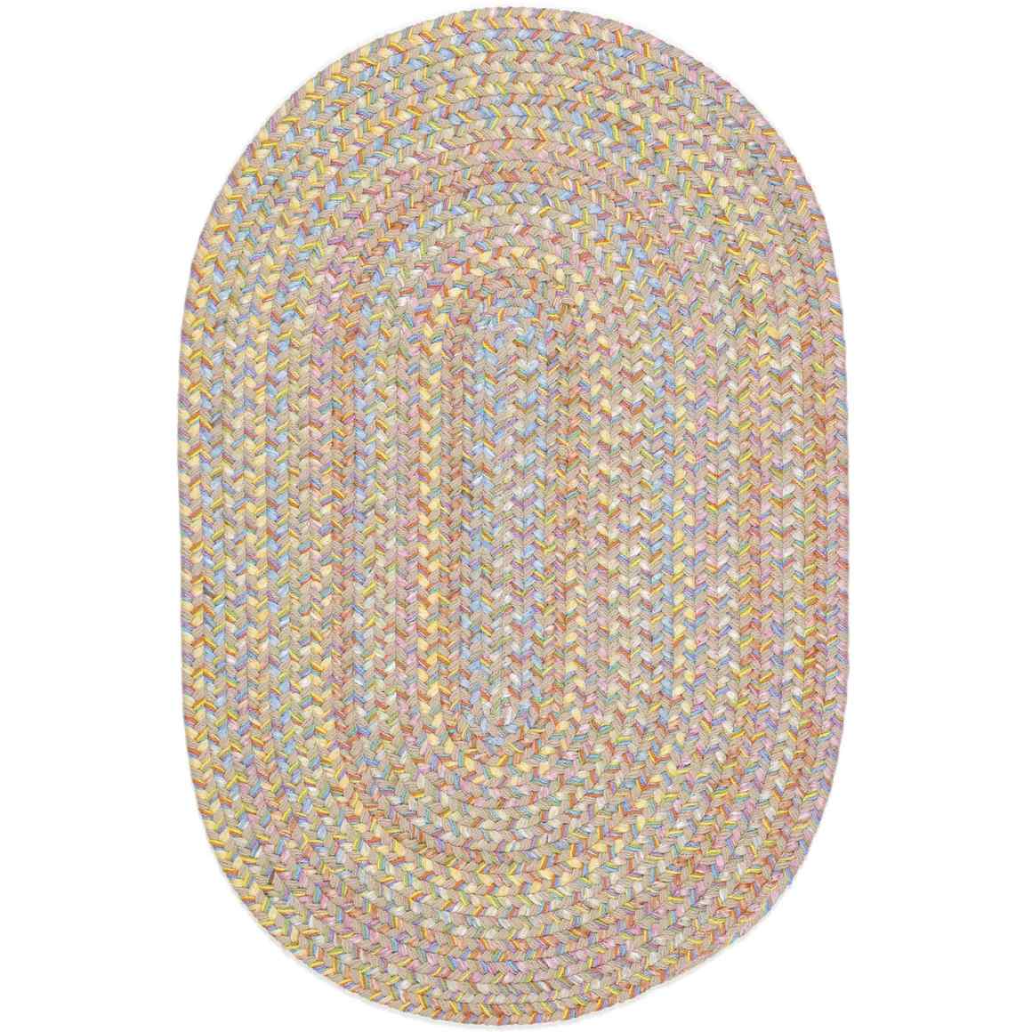 Playtime Braided Oval Reversible Area Rugs