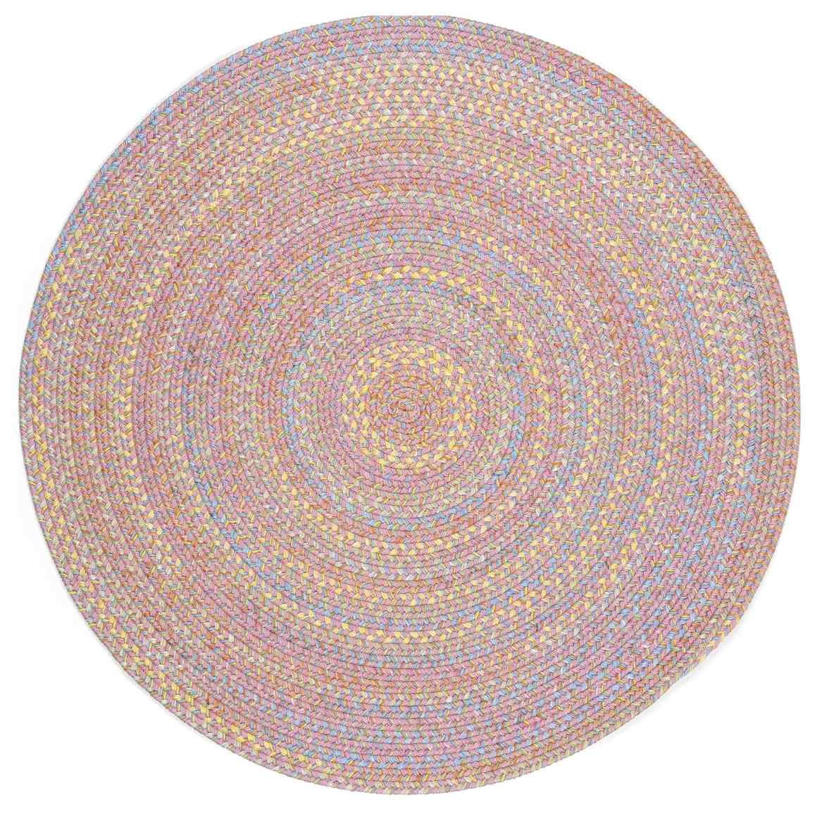Playtime Braided Round Reversible Area Rugs