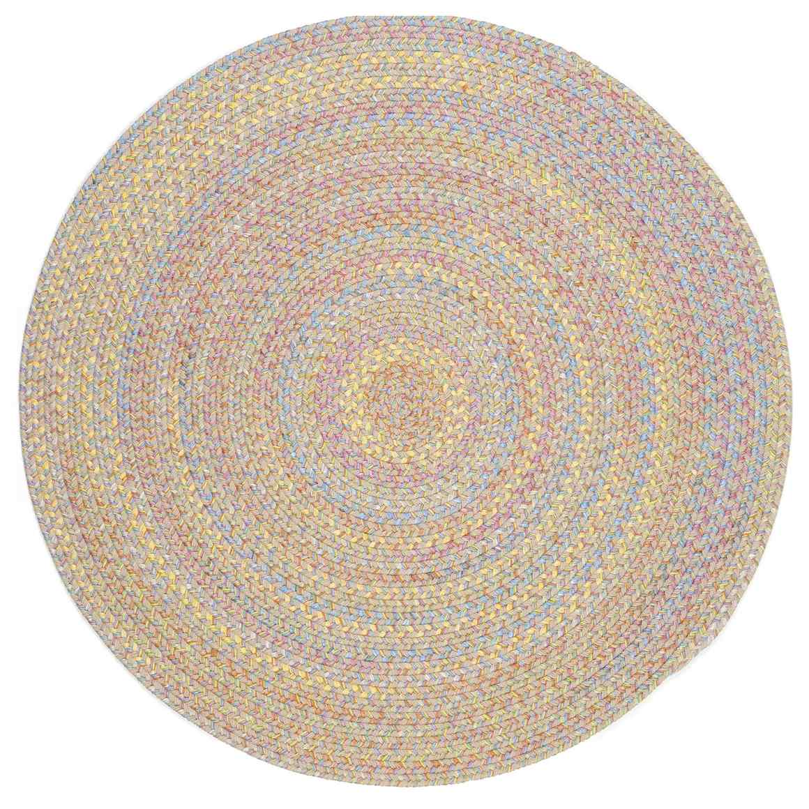 Playtime Braided Round Reversible Area Rugs