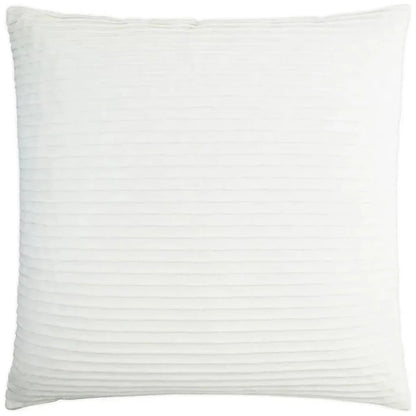 Pleatte Coconut White Throw Pillow Insert