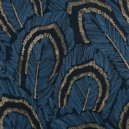 Plumage Blue Throw Pillow With Insert