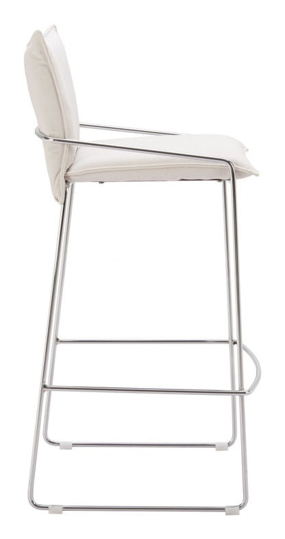 Pola Faux Leather Barstool