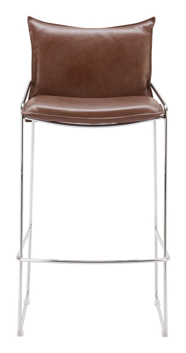 Pola Faux Leather Barstool