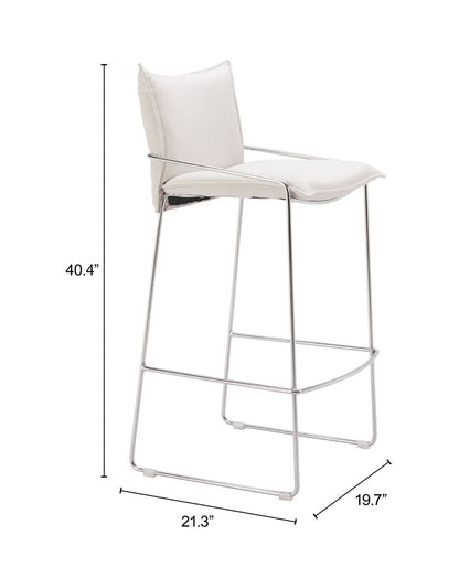 Pola Faux Leather Barstool