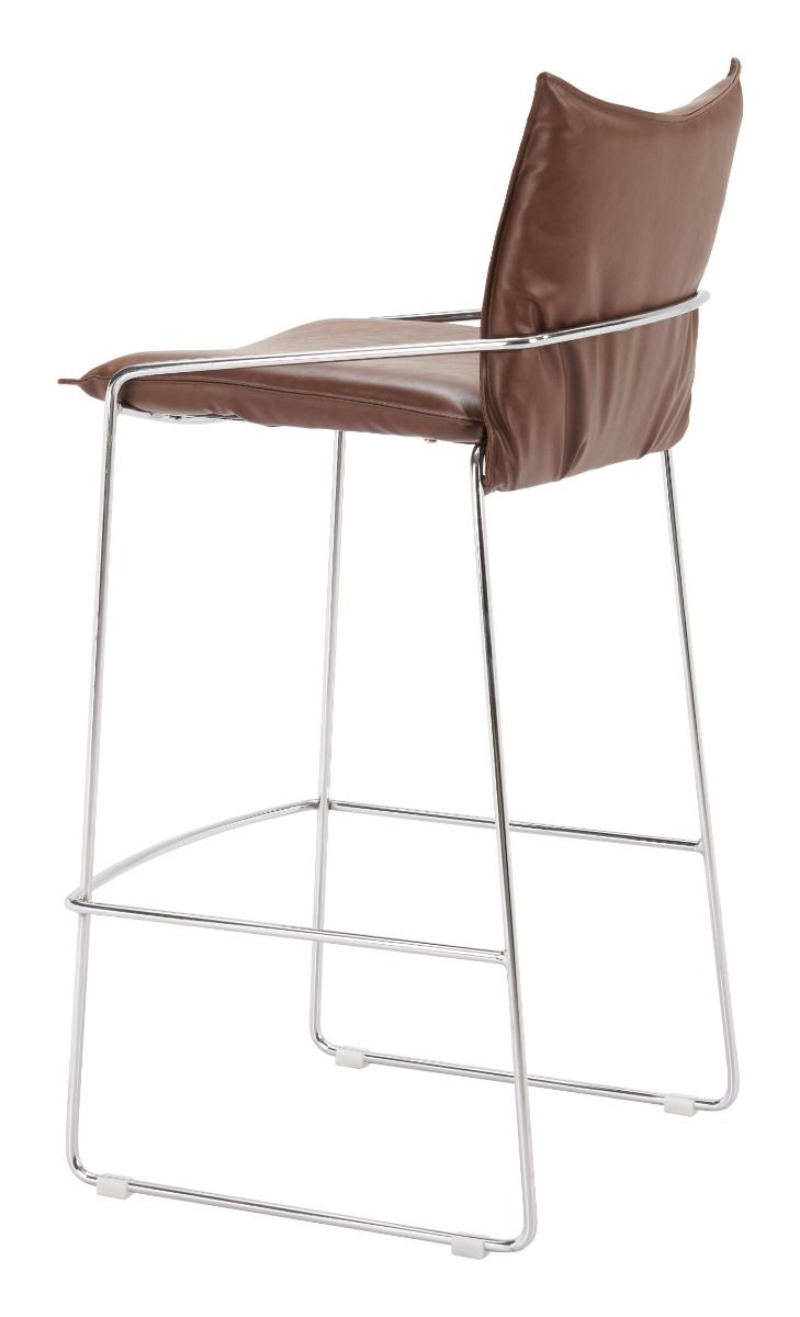 Pola Faux Leather Barstool
