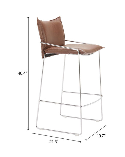 Pola Faux Leather Barstool