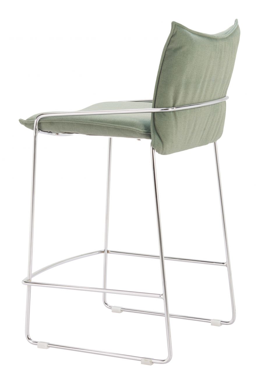 Pola Faux Leather Counter Stool