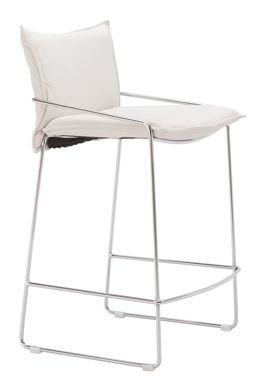 Pola Faux Leather Counter Stool